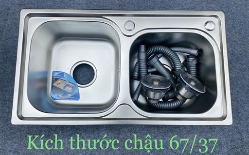 Chậu rửa bát Kenzol KZE(67x37)